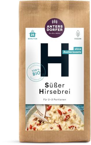 Antersdorfer - Die Bio-Mühle Bio Süßer Hirsebrei (2 x 150 gr) von GREAT BRITISH TRADING LIMITED