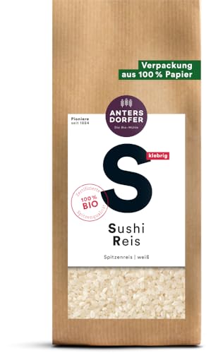 Antersdorfer - Die Bio-Mühle Bio Sushi Reis weiß (1 x 500 gr) von Antersdorfer - Die Bio-Müh