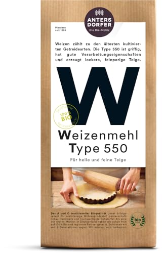 Antersdorfer - Die Bio-Mühle Bio Weizenmehl Type 550 (1 x 1 kg) von Antersdorfer - Die Bio-Müh