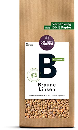 Antersdorfer - Die Bio-Mühle Bio Braune Linsen Berglinsen (1 x 500 gr) von Antersdorfer - Die Bio-Müh