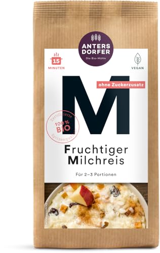 Antersdorfer - Die Bio-Mühle Bio Fruchtiger Milchreis (1 x 150 gr) von Sattie