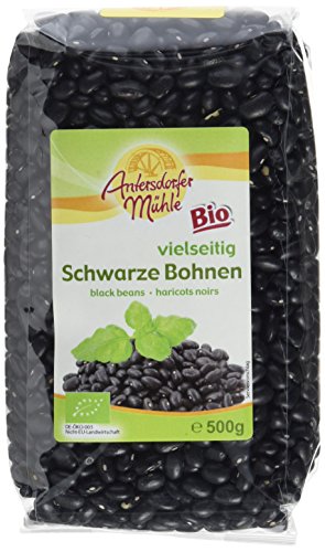 Antersdorfer Mühle Schwarze Bohnen, 6er Pack (6 x 500 g) von Antersdorfer Mühle