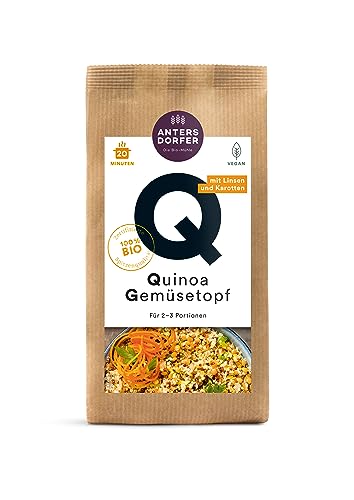 Quinoa Gemüsetopf mit Linsen und Karotten von Antersdorfer Mühle