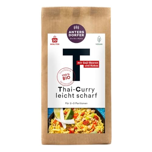 Thai-Curry leicht scharf mit Goji-Beeren und Kokos von Antersdorfer Mühle