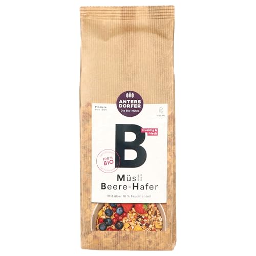 Antersdorfer Bio Beeren Müsli, 6 x 375 g von Antersdorfer