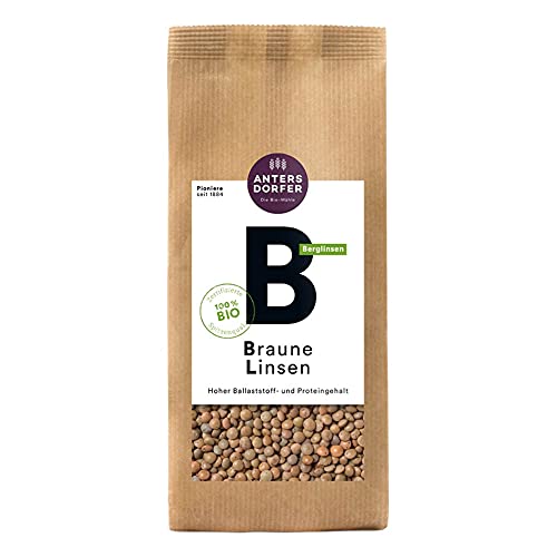 Antersdorfer - Die Bio-Mühle Bio Braune Linsen Berglinsen (6 x 500 gr) Antersdorfer - Die Bio-Mühle Bio Braune Linsen Berglinsen (6 x 500 gr) von Antersdorfer