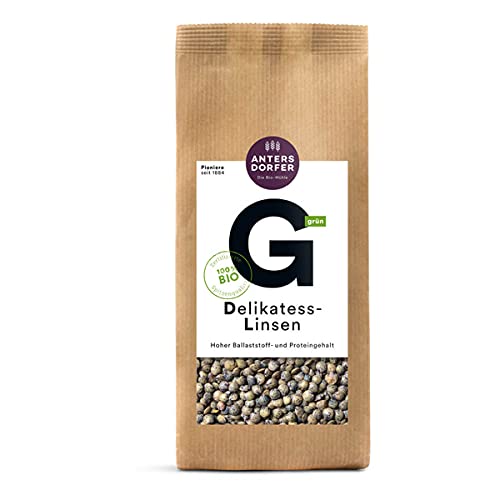 Antersdorfer - Delikatess-Linsen grün bio - 0,5 kg - 6er Pack Antersdorfer - Delikatess-Linsen grün bio - 0,5 kg - 6er Pack von Antersdorfer