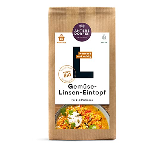 Antersdorfer - Gemüse-Linsen-Eintopf bio - 150 g - 6er Pack Antersdorfer - Gemüse-Linsen-Eintopf bio - 150 g - 6er Pack von Antersdorfer