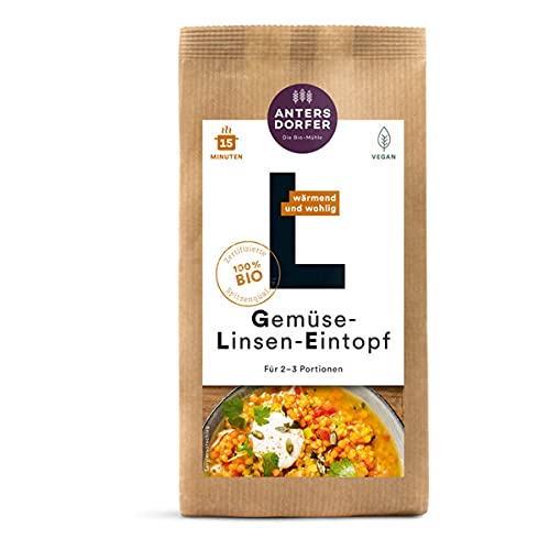 Antersdorfer - Gemüse-Linsen-Eintopf bio - 150 g - 6er Pack von Antersdorfer