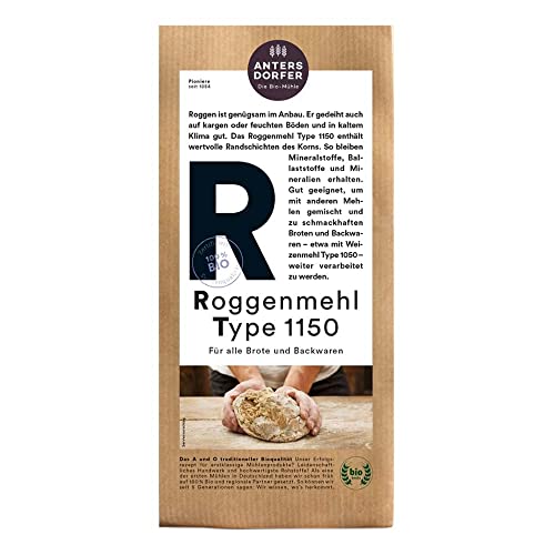 Antersdorfer - Roggenmehl Type 1150 bio - 1 kg - 6er Pack Antersdorfer - Roggenmehl Type 1150 bio - 1 kg - 6er Pack von Antersdorfer