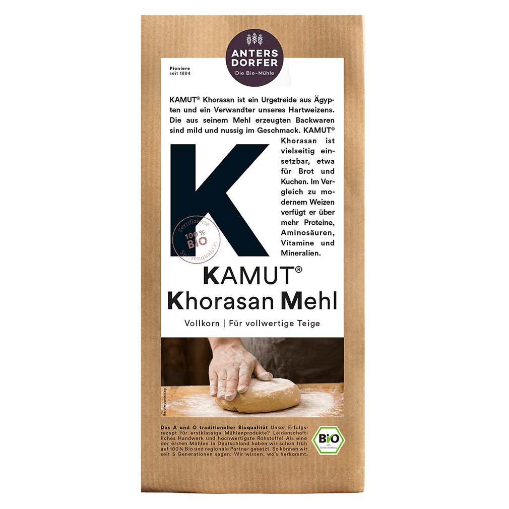 Bio Kamut Khorasan Mehl Bio Kamut Khorasan Mehl von Antersdorfer