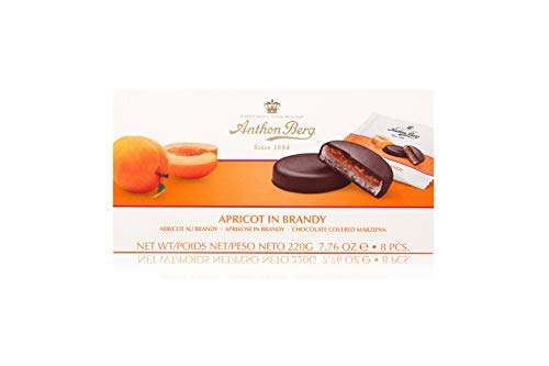 Anthon Berg Aprikose in Brandy Premium Marzipanscheiben einzeln verpackt 8 Stück Anthon Berg Aprikose in Brandy Premium Marzipanscheiben einzeln verpackt 8 Stück von Anthon Berg