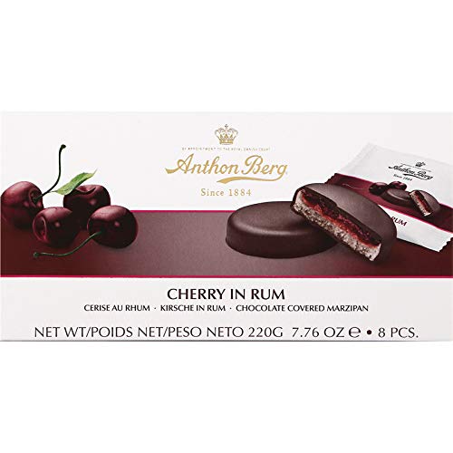 Anthon Berg Frucht in Marzipan Cherry in Rum, 8 Stück (1 Stück) von Anthon Berg