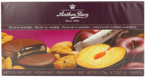 Anthon Berg Frucht in Marzipan - Pflaume in Madeira 275g, 6er Pack (6x 275 g) von Anthon Berg