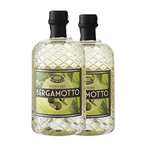 Liköre Quaglia Liquore Bergamotto 70 cl (Schachtel mit 2 Flaschen von 70 cl) von Antica Distilleria Quaglia