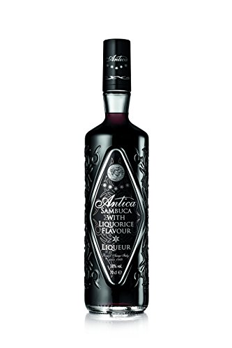 Antica Sambuca Liquorice | Italien | Sternanislikör mit Lakritzgeschmack | Intensive Lakritzaromen mit Anis | Pro-pour Technology | 700 ml | 38 % Vol. von Antica Sambuca