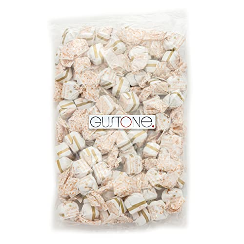 GUSTONE. Tartufi dolci panna cotta | 70 Stück je 14g | Antica Torroneria Piemontese | Trüffel-Praline weiße Schokolade | 1kg Großpackung als Geschenk von GUSTONE.