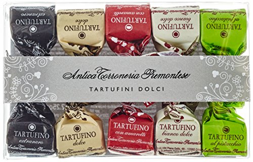 Antica Torroneria Piemontese Tartufini gemsichte Trüffelpralinen in Geschenkbox aus Italien (1 x 70 g) von Antica Torroneria