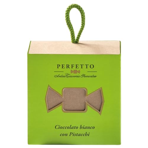 Weißes Schokoladenkonfekt mit Pistazie aus dem Piemont (1 x 100g) von Antica Torroneria