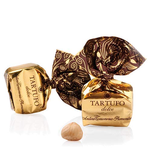 Antica Torroneria Piemontese Tartufo italienische Trüffelpralinen in verschiedenen Sorten 140 g Pralinen Trüffel Schokoladentrüffel (Tartufo dolci gold) von Antica Torroneria