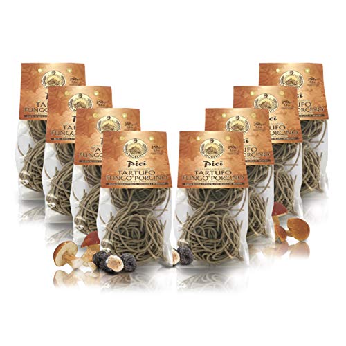 Antico Pastificio Morelli 1860 Srl Pici Schildkröte und Porcini-Pilze, Aroma-Paste, 8 Packungen à 250 g Antico Pastificio Morelli 1860 Srl Pici Schildkröte und Porcini-Pilze, Aroma-Paste, 8 Packungen à 250 g von Antico Pastificio Morelli 1860 Srl