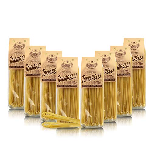 Antico Pastificio Morelli 1860 Srl Spaghetti Tonnarelli, regionale Pasta, 8 Packungen à 500 g. von Antico Pastificio Morelli 1860 Srl