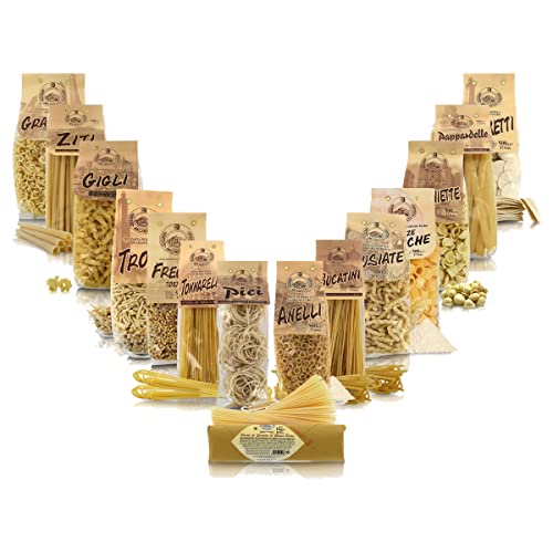 Antico Pastificio Morelli - Handwerkliche italienische Spezialität Pasta - Gemischte Box mit 15 Formen - 8 Kg von Antico Pastificio Morelli