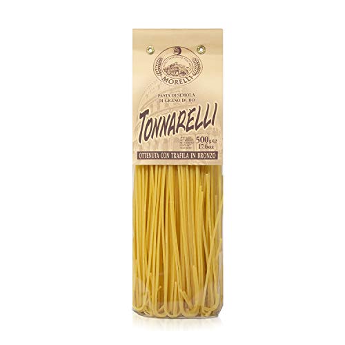 Antico Pastificio Toscano MORELLI - Spaghettoni tonnarelli (500 gr) - (alla Chitarra) von Antico Pastificio Morelli