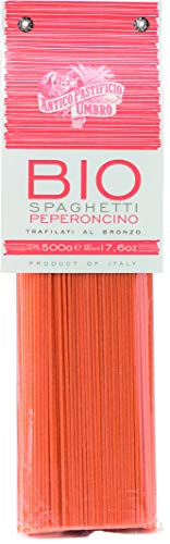 Italienische Spaghetti aus Hartweizengriess mit Chili von Antico Pastificio Umbro (1 x 500g Beutel) von Antico Pastificio Umbro