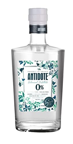 Antidote 0% Alkoholfreie Alternative zu Gin - Natürliches botanisches Vegan, zuckerfrei (1 x 0,70 L) von Antidote