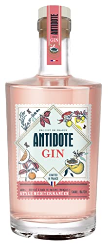 Antidote Gin Méditerranéen 17 aromatische Pflanzen, 5 Destillationen - 40% (1 x 0,70 L) von Antidote