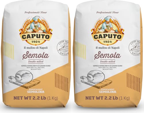 Antimo Caputo 00 Semola (Semolina Flour) - 2 Pack, 1 kg von MOLINO CAPUTO