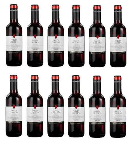 12x 0,375l - 2023er - Antinori - Santa Cristina - Rosso - HALBE - Toscana I.G.P. - Italien - Rotwein trocken von Antinori