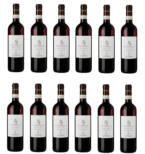 12x 0,375l - 2023er - Antinori - Tenuta di Pèppoli - HALBE - Chianti Classico D.O.C.G. - Toscana - Italien - Rotwein trocken von Antinori