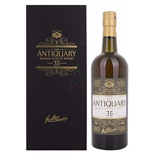 The Antiquary 35 Years Old Blended Scotch Whisky mit Geschenkverpackung (1 x 0.7 l) von Antiquary