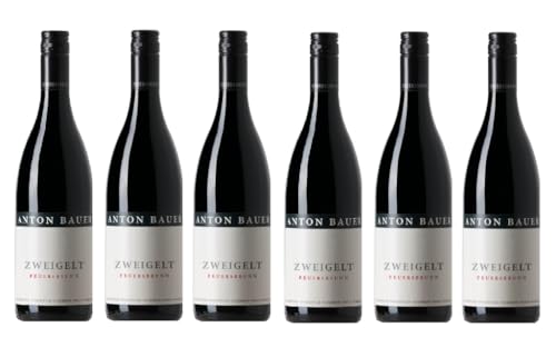 6x 0,75l - 2019er - Anton Bauer - Feuersbrunn - Zweigelt - Wagram - Österreich - Rotwein trocken 6x 0,75l - 2019er - Anton Bauer - Feuersbrunn - Zweigelt - Wagram - Österreich - Rotwein trocken von Anton Bauer