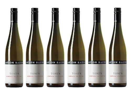 6x 0,75l - 2021er - Anton Bauer - Toni's Grüner Veltliner - Wagram - Österreich - Weißwein trocken 6x 0,75l - 2021er - Anton Bauer - Toni's Grüner Veltliner - Wagram - Österreich - Weißwein trocken von Anton Bauer