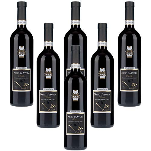 Nero D'Avola IGT Sicilia Rosso Antonini Ceresa Italienischer Rotwein (6 flaschen 75 cl.) von Antonini Ceresa