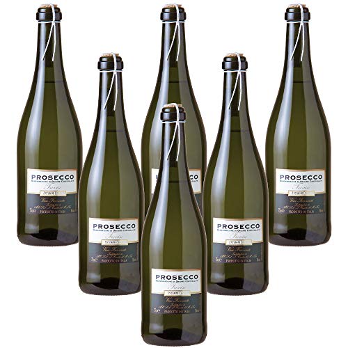 Prosecco Treviso DOC Tappo Spago Antonini Ceresa Italienischer Sekt (1 Flaschen 75 cl. Seilkappe) von Antonini Ceresa