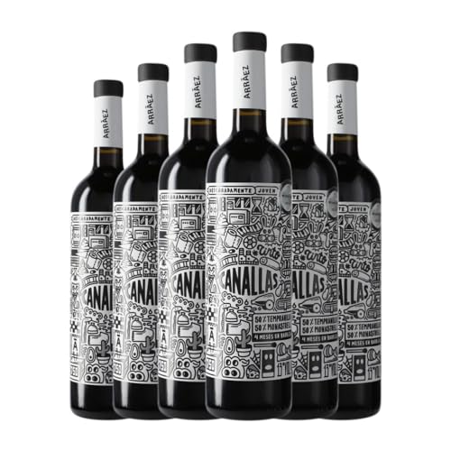 Antonio Arráez Canallas Valencia 75 cl (Schachtel mit 6 Flaschen von 75 cl) von Distribuidor