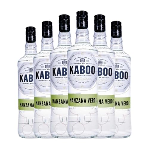 Liköre Antonio Nadal Kaboo Manzana Verde Rakete Flasche 1 L (Schachtel mit 6 Rakete Flasche von 1 L) von Distribuidor