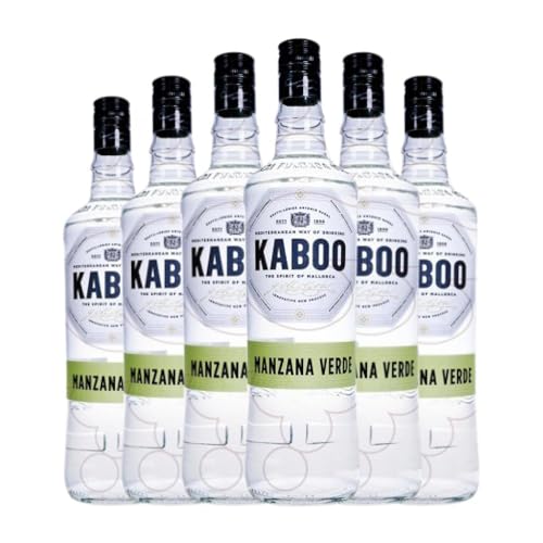 Liköre Antonio Nadal Kaboo Manzana Verde Rakete Flasche 1 L (Schachtel mit 6 Rakete Flasche von 1 L) von Antonio Nadal Destil·leries