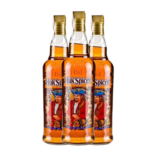 Rum Antonio Nadal Capitán Huk Spiced 70 cl (Schachtel mit 3 Flaschen von 70 cl) von Antonio Nadal Destil·leries
