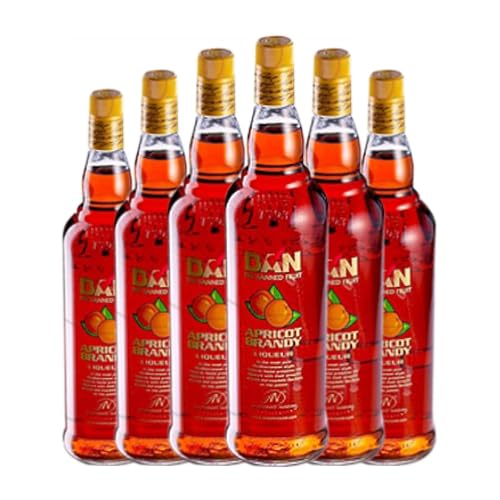 Schnaps Antonio Nadal BAN The Banned Fruit Apricot Brandy Rakete Flasche 1 L (Schachtel mit 6 Rakete Flasche von 1 L) von Distribuidor