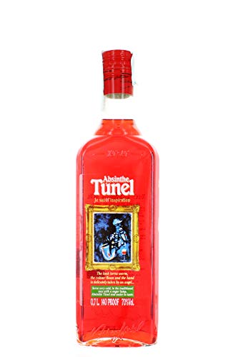 Absinthe Tunel Red Cl 70 70% vol 140 Proof Nadal Antonio von Jlwiy