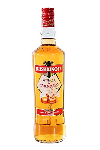 Rushkinoff Vodka & Caramelo, 6er Pack (6 x 1,0 l) von Rushkinoff