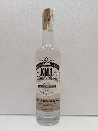 Wodka KM1 de Mallorca Premium Limited Edition 70cl 40% Alkohol von Antonio Nadal