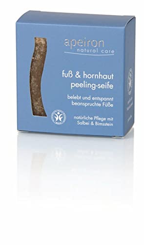 Apeiron Fuß & Hornhaut Peeling Seife (2 x 100 gr) von Apeiron