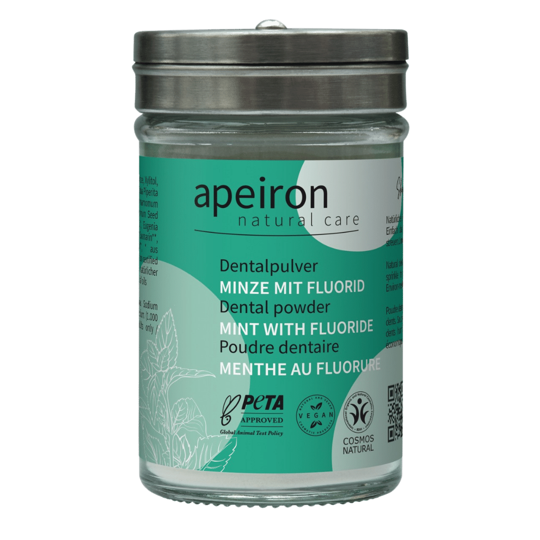 Dentalpulver Minze + Fluorid Dentalpulver Minze + Fluorid von Apeiron