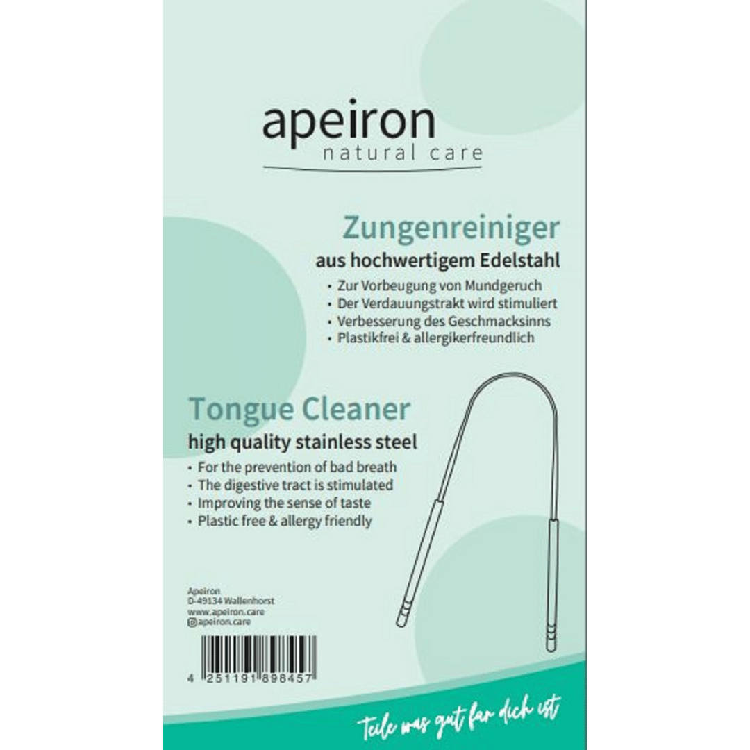 Zungenreiniger aus Edelstahl Zungenreiniger aus Edelstahl von Apeiron